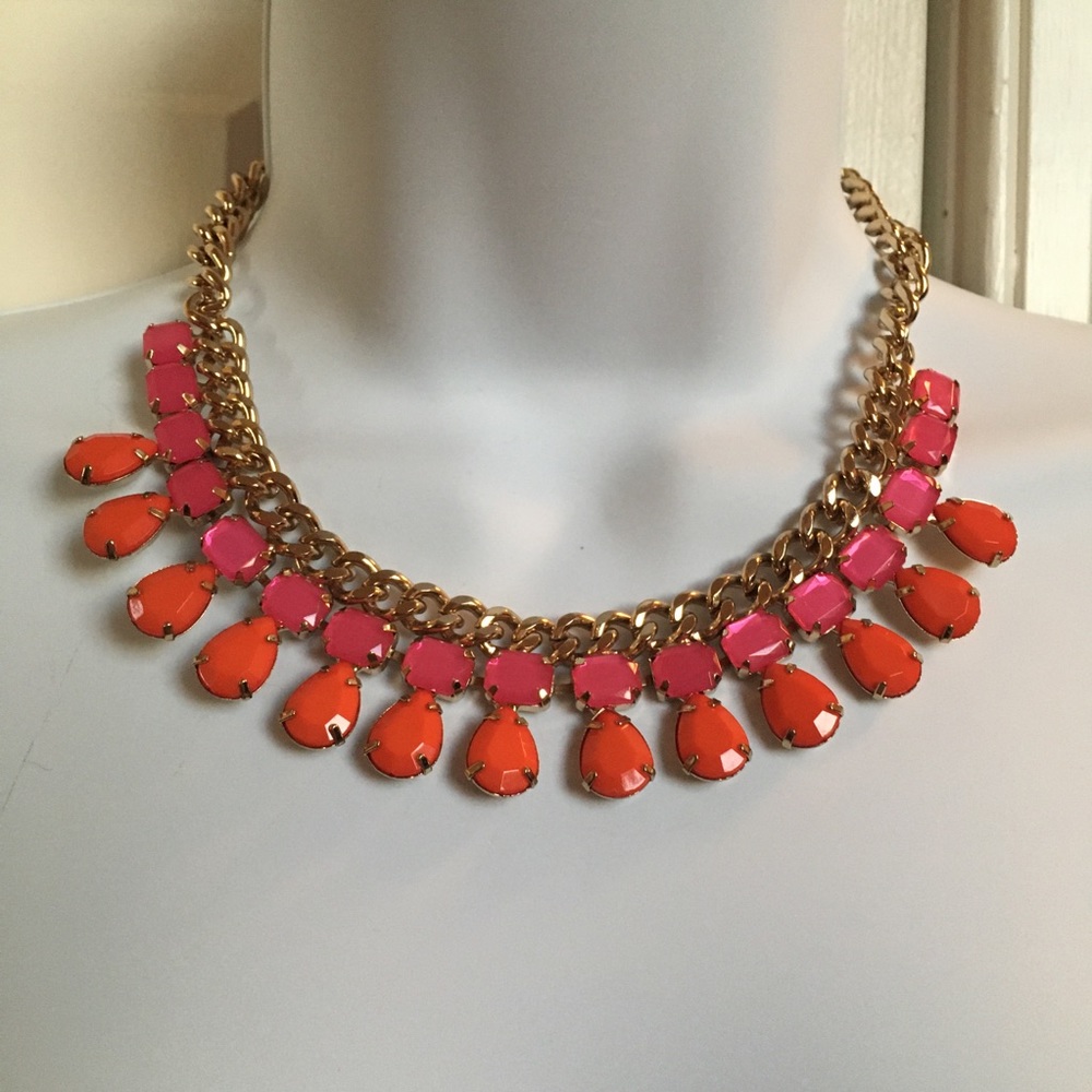 Jewel Curb Link Necklace